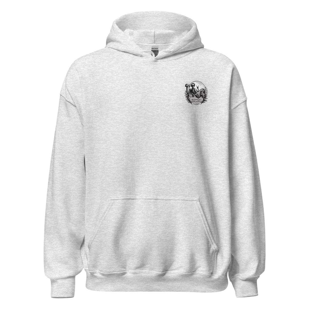 Memento Mori soft hoodie in Ash