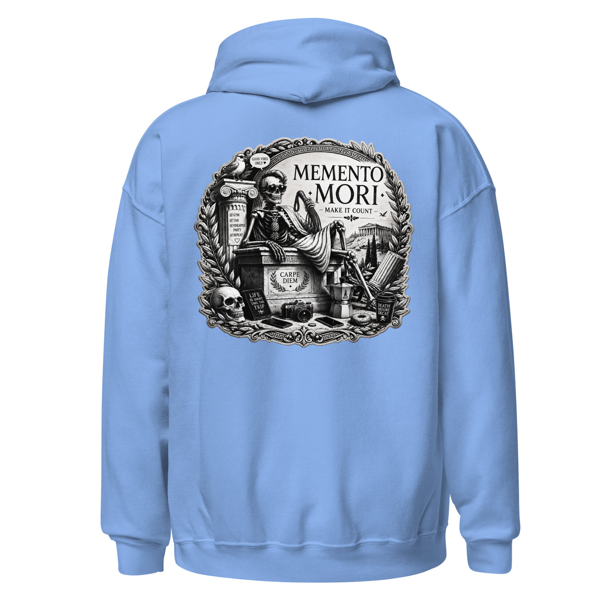 Memento Mori soft hoodie