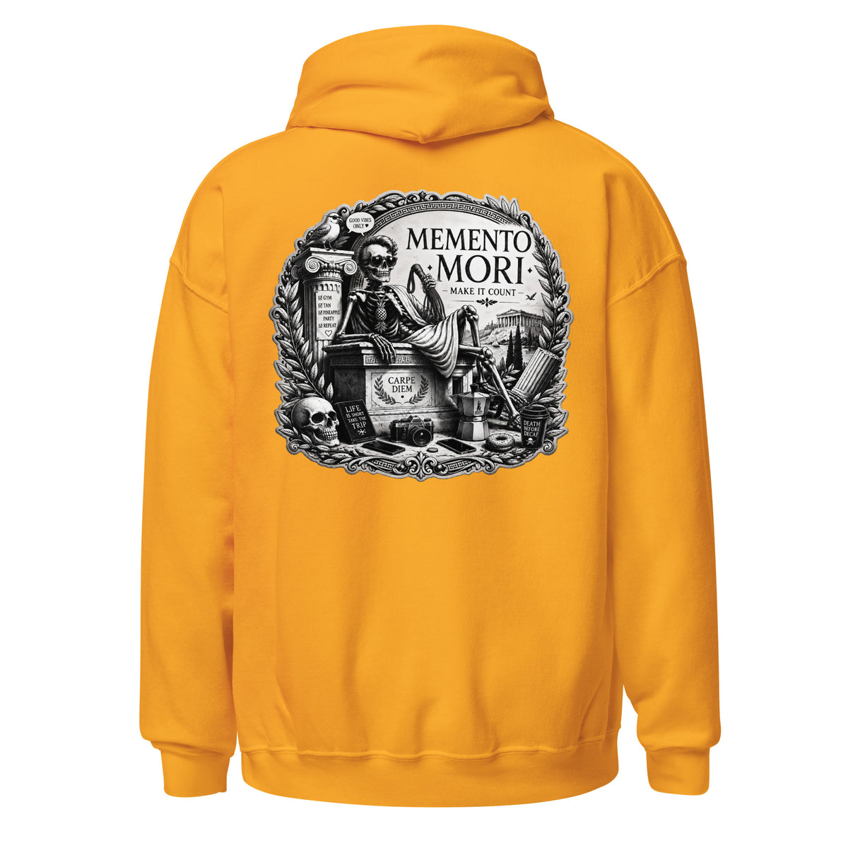 Memento Mori soft hoodie