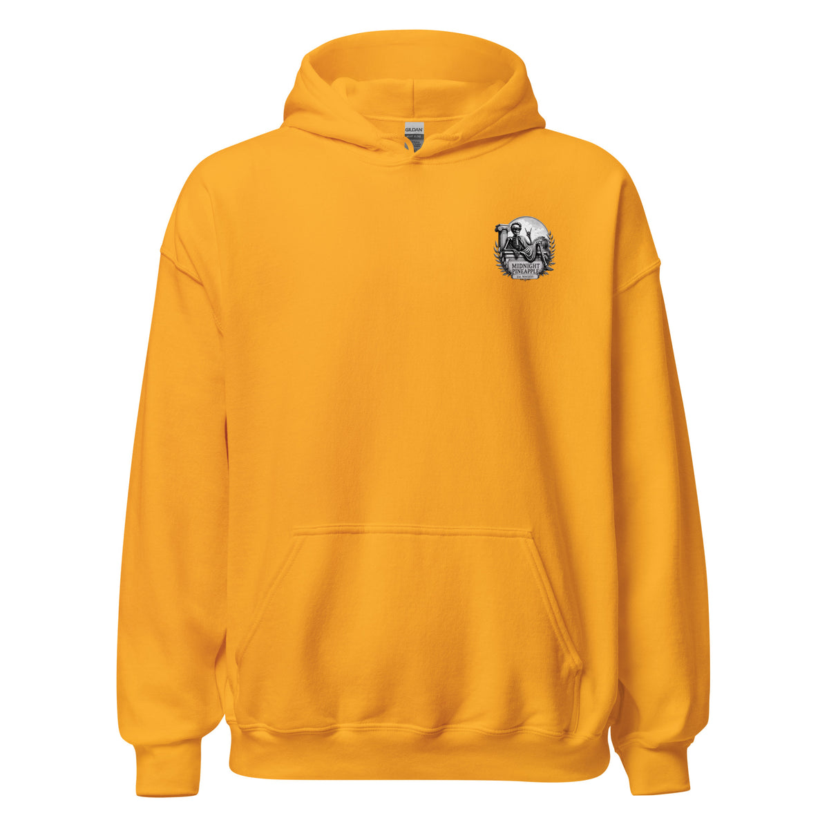 Memento Mori soft hoodie in Gold