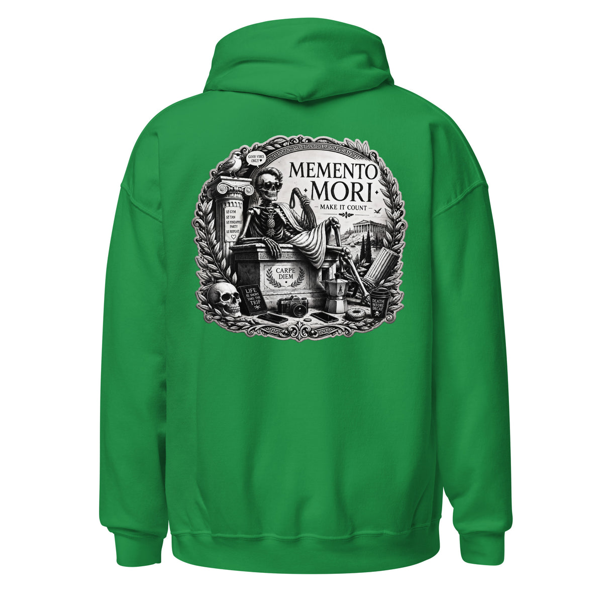 Memento Mori soft hoodie