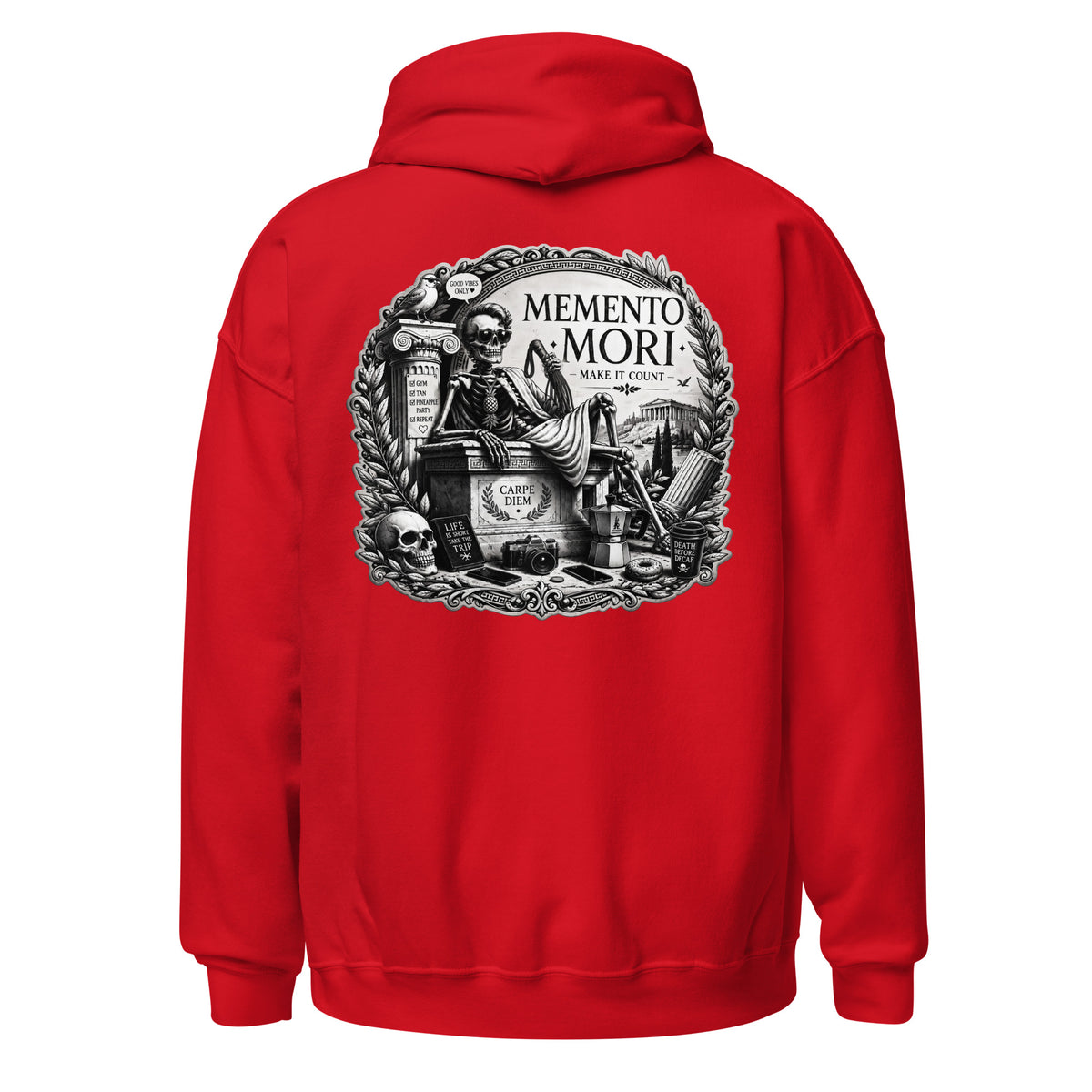 Memento Mori soft hoodie