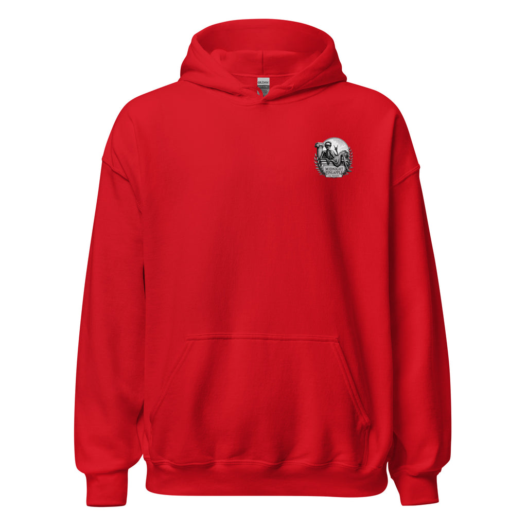 Memento Mori soft hoodie in Red