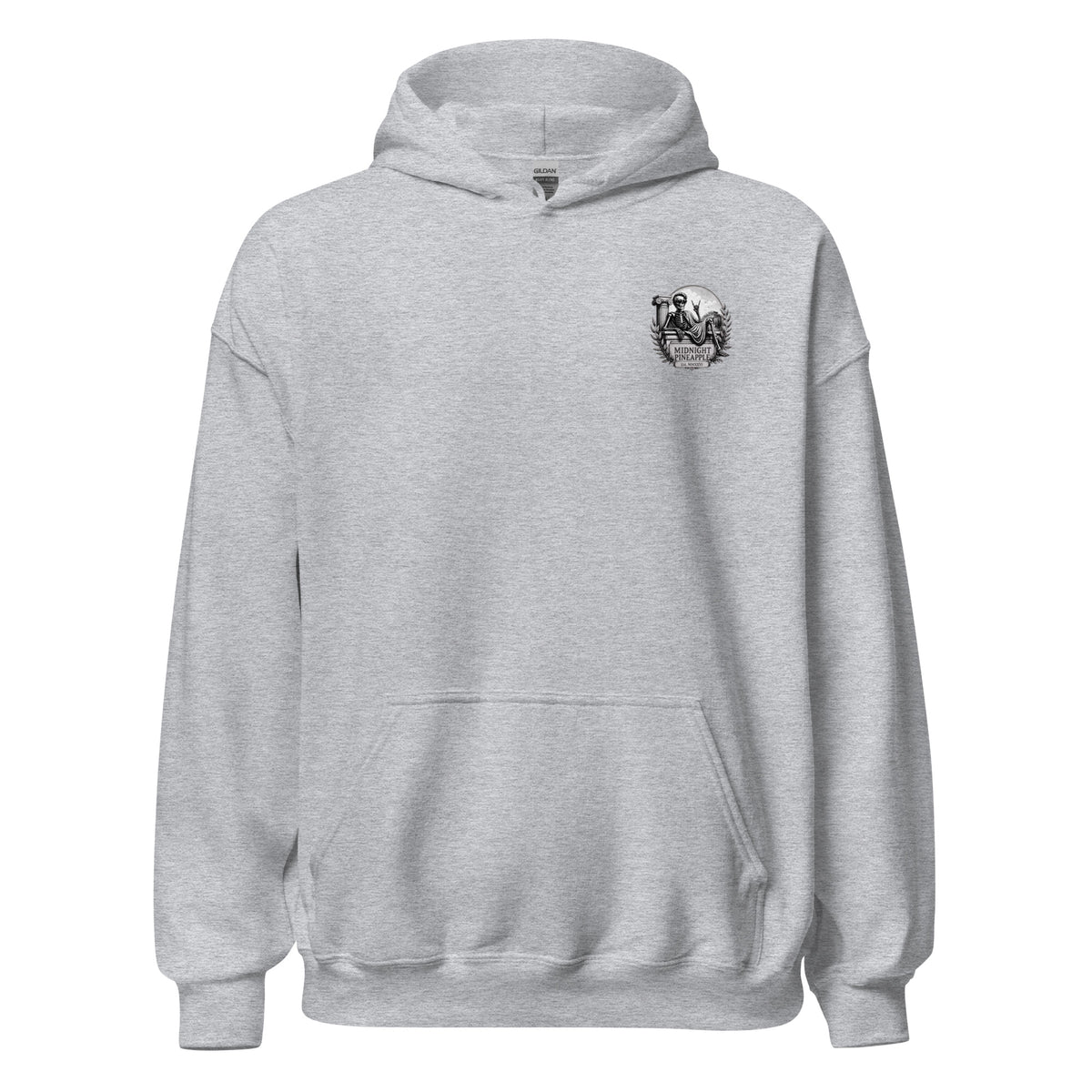 Memento Mori soft hoodie in Sport Grey