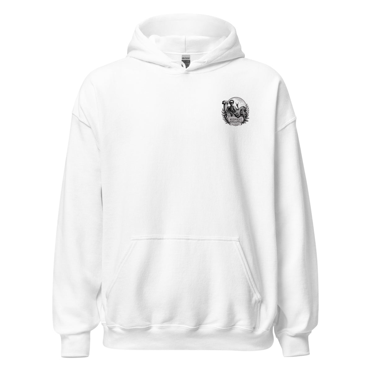 Memento Mori soft hoodie in White