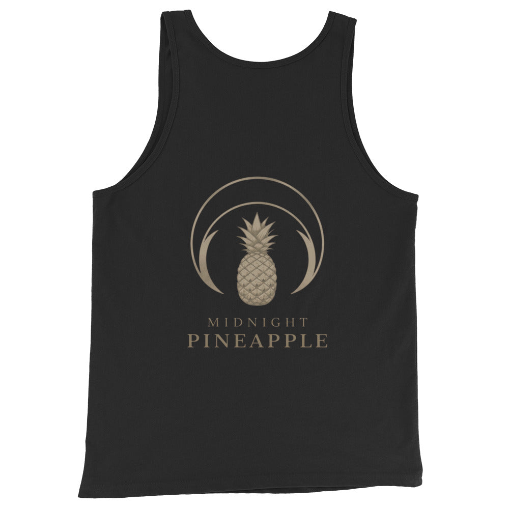 Midnight Pineapple Lifting Team men's soft tank