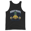 Midnight Pineapple Lifting Team men's soft tank in Black