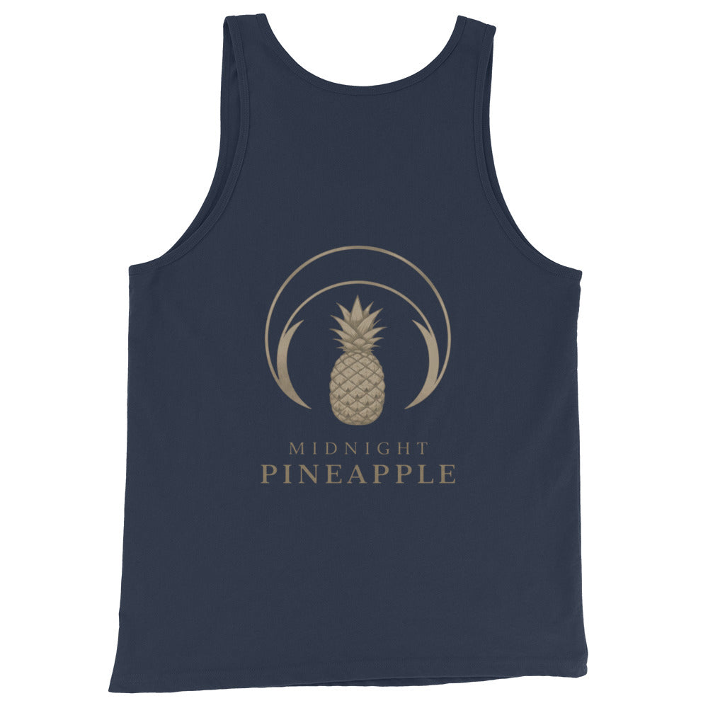 Midnight Pineapple Lifting Team men's soft tank