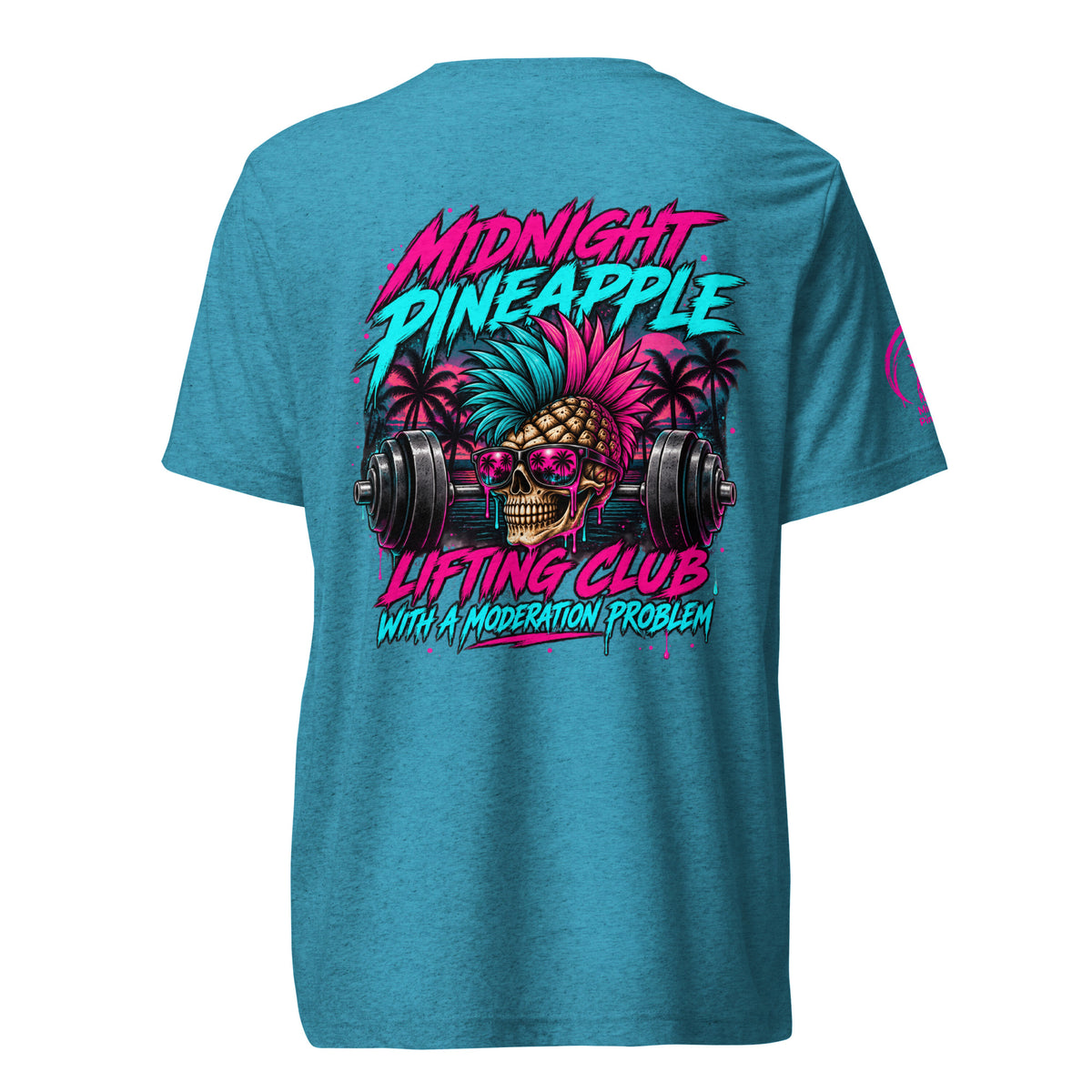 Midnight Pineapple Lifting Team soft tee