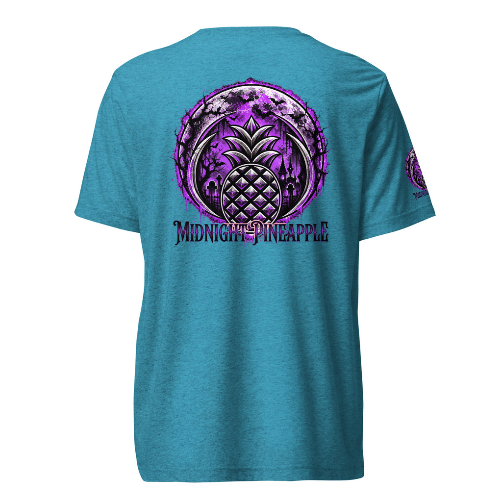 Purple Midnight Halloween pineapple tee