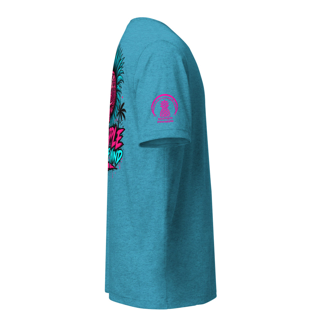 Pineapple State of Mind neon skull soft tee