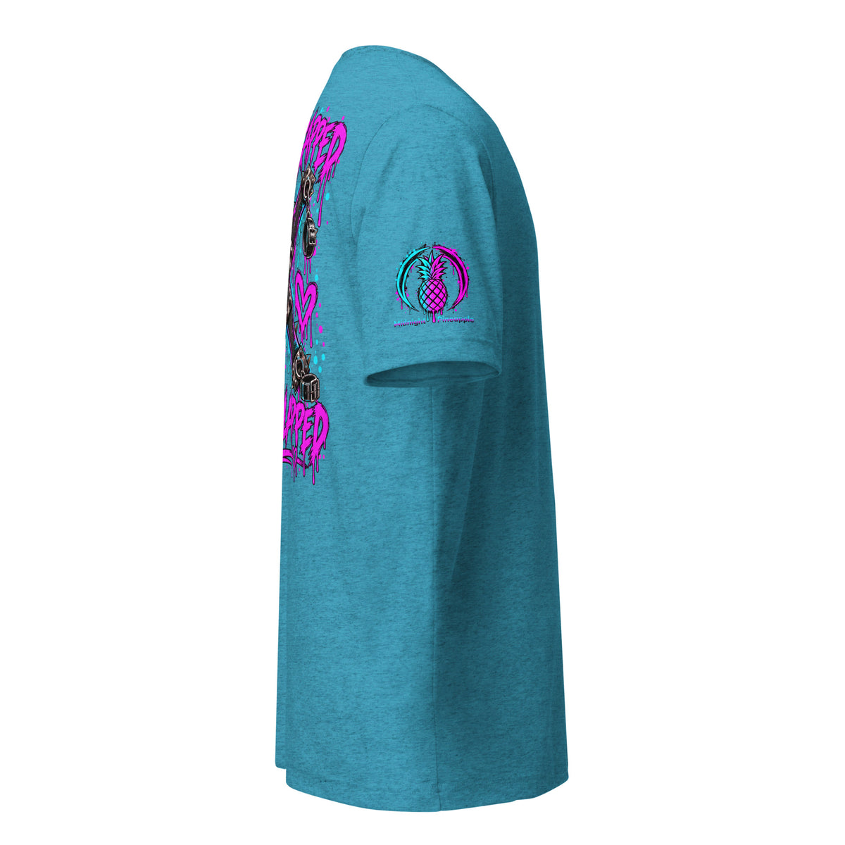 Stay Strapped and Get Clapped colorful soft tee