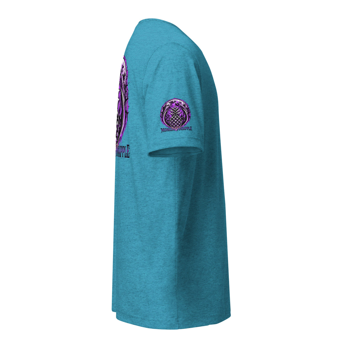 Purple Midnight Halloween pineapple tee
