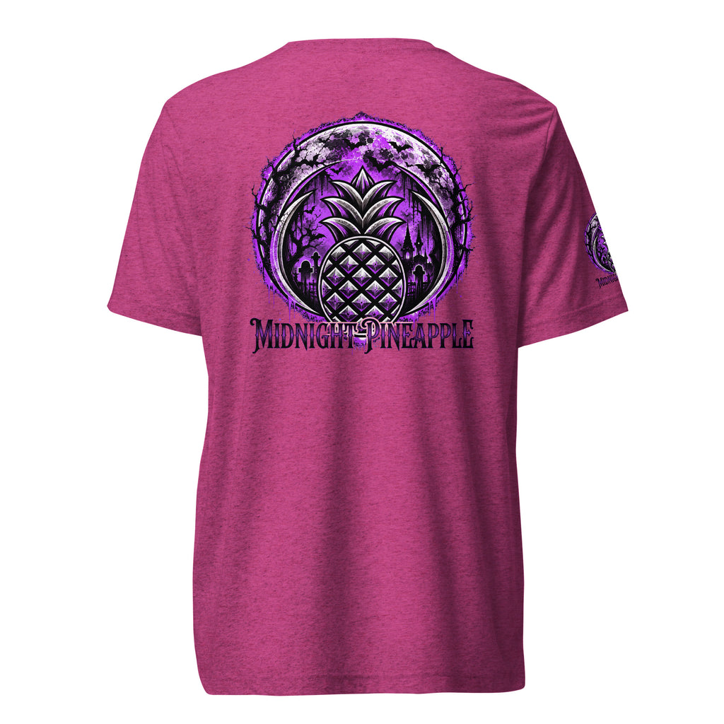 Purple Midnight Halloween pineapple tee