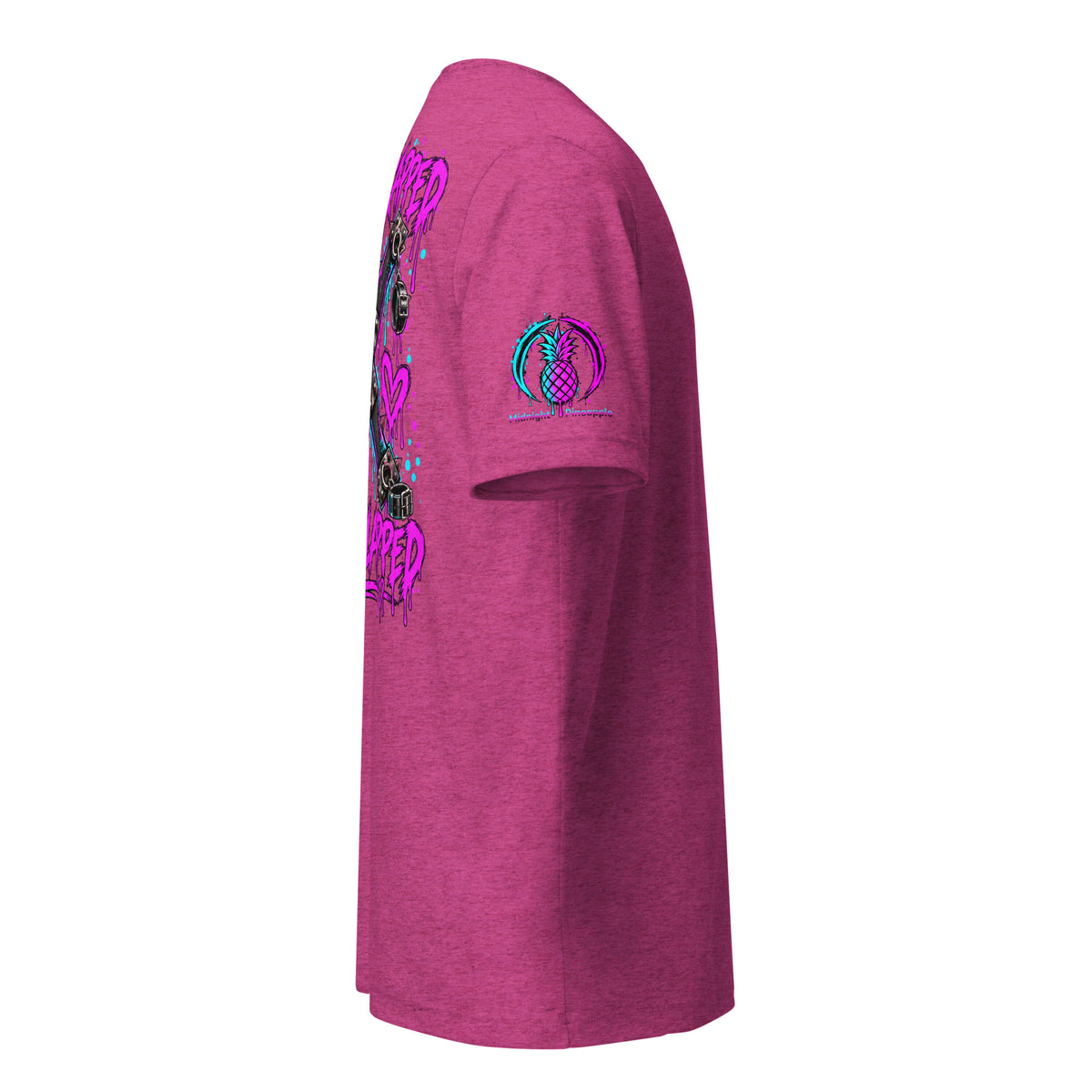 Stay Strapped and Get Clapped colorful soft tee