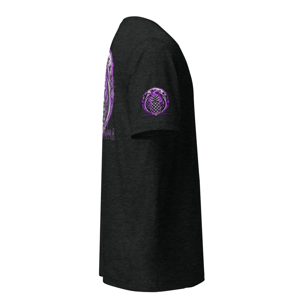 Purple Midnight Halloween pineapple tee