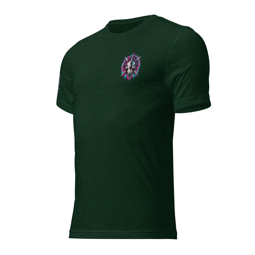 Unicorn Hunter neon punk soft tee