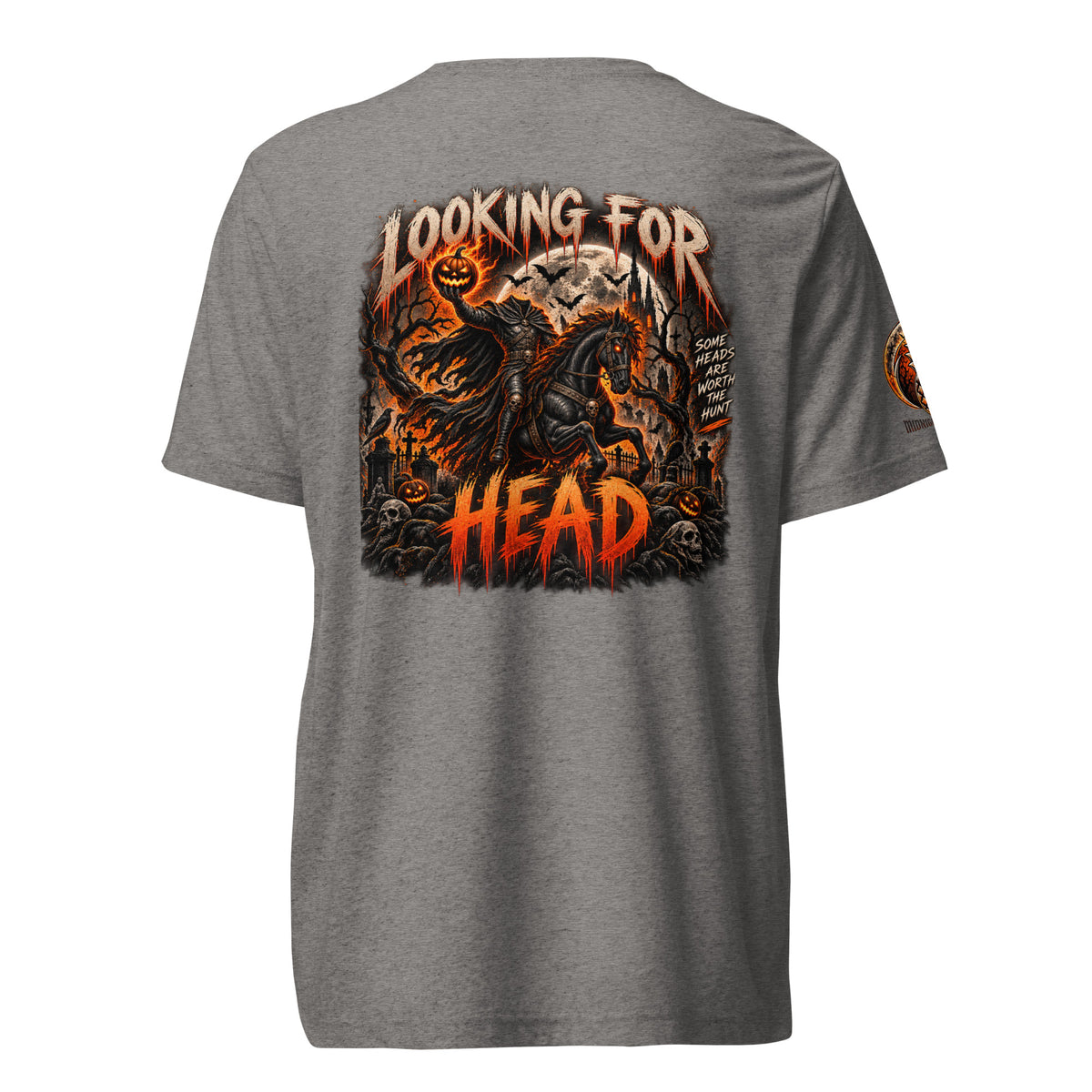 Looking for Head Halloween headless horseman tee in Grey Triblend