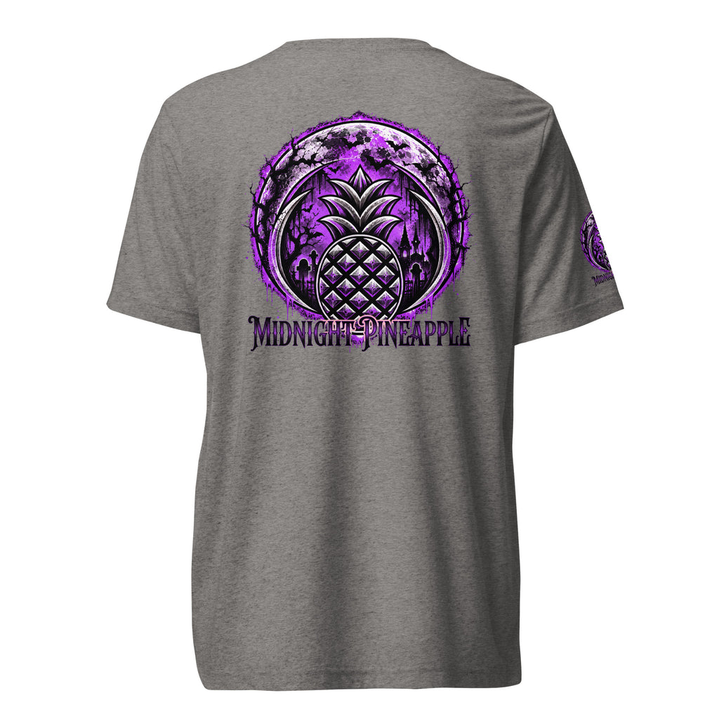 Purple Midnight Halloween pineapple tee
