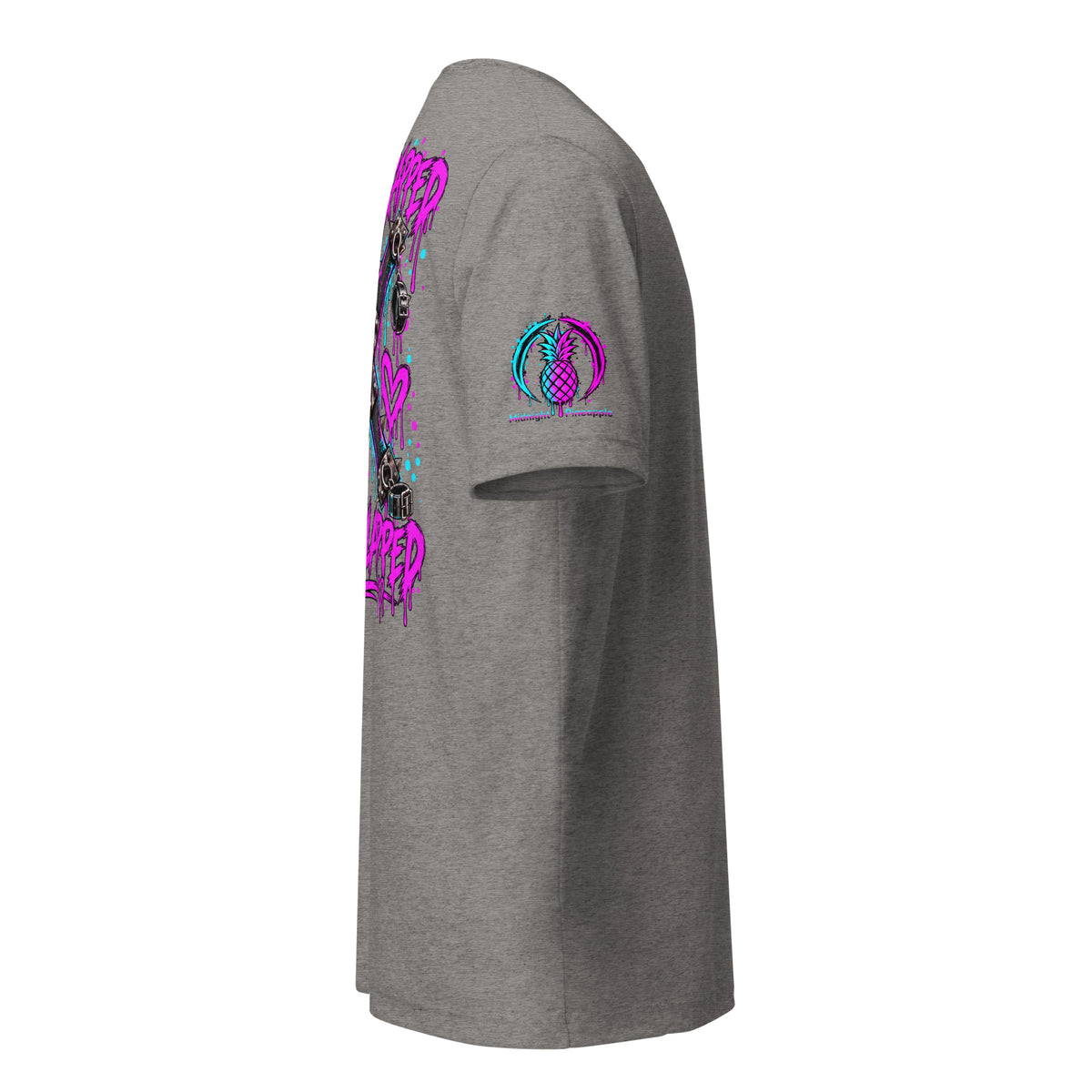 Stay Strapped and Get Clapped colorful soft tee