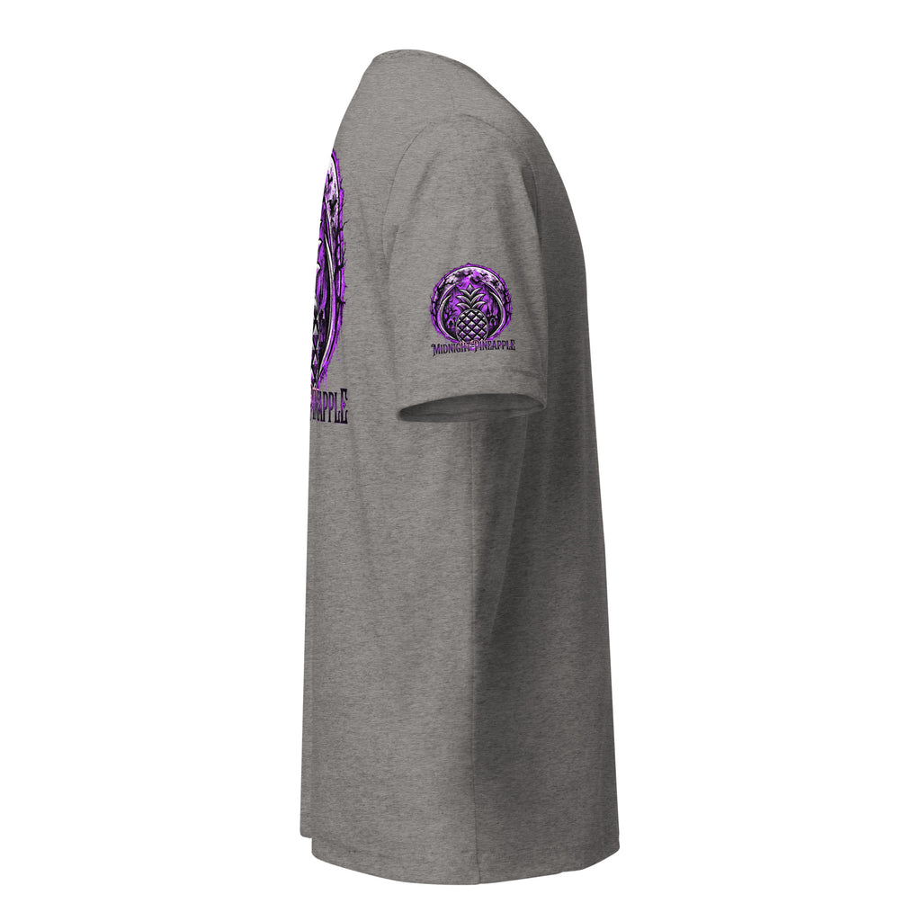 Purple Midnight Halloween pineapple tee