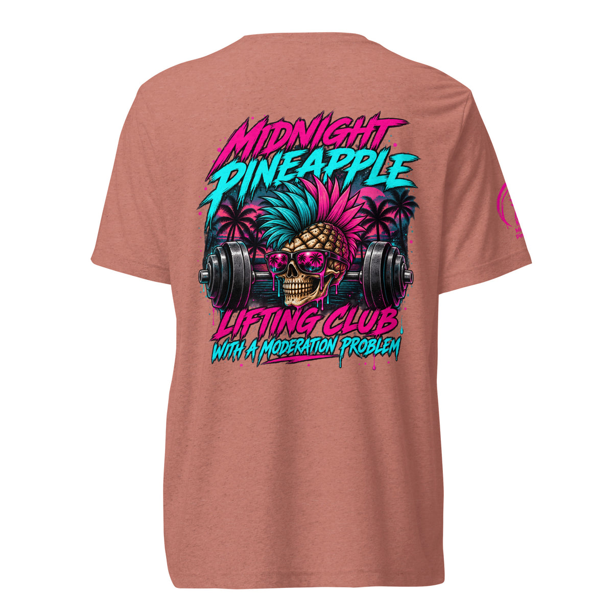 Midnight Pineapple Lifting Team soft tee