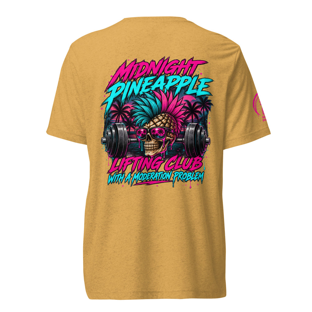 Midnight Pineapple Lifting Team soft tee