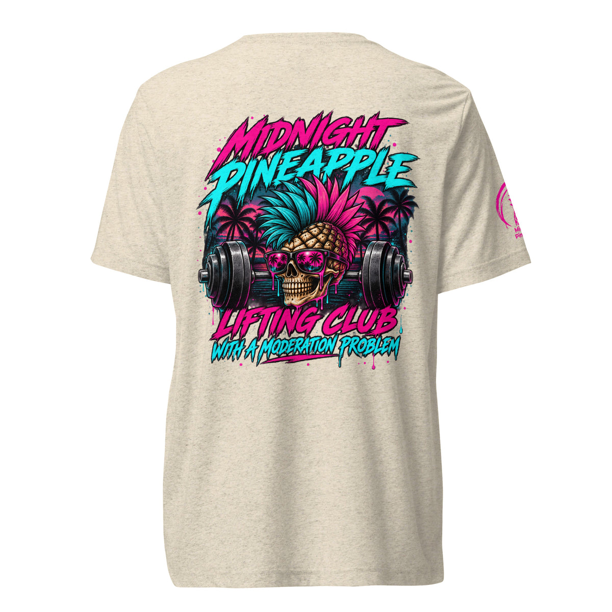 Midnight Pineapple Lifting Team soft tee