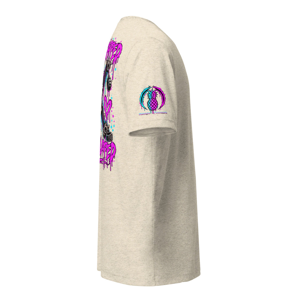 Stay Strapped and Get Clapped colorful soft tee