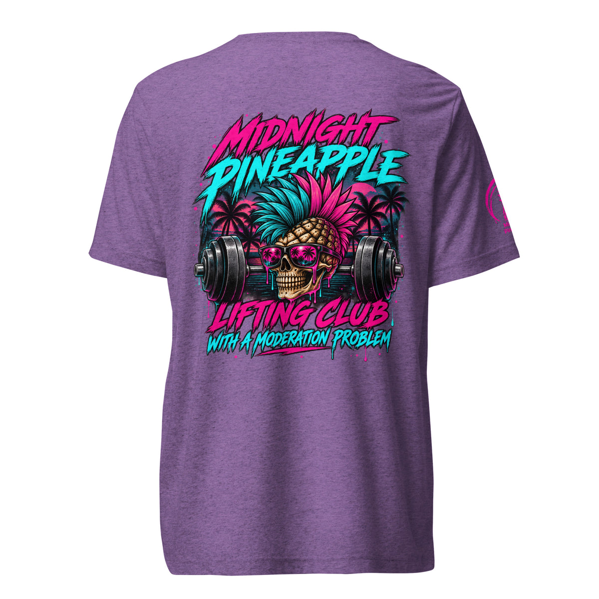 Midnight Pineapple Lifting Team soft tee