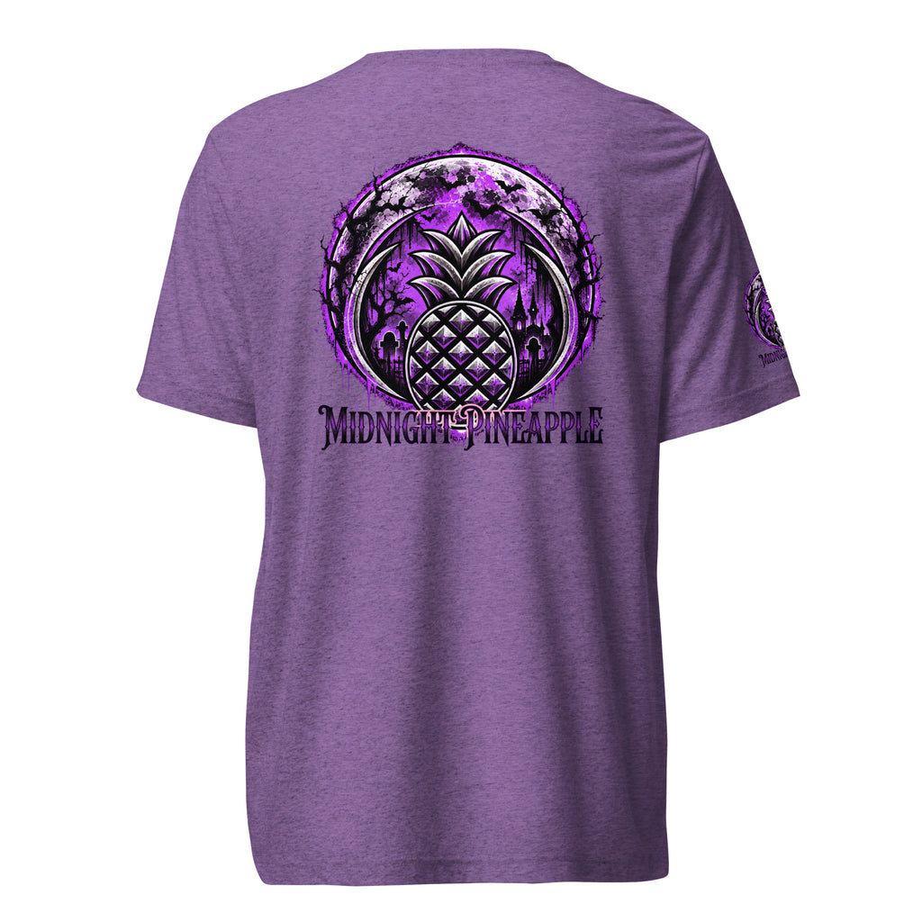 Purple Midnight Halloween pineapple tee