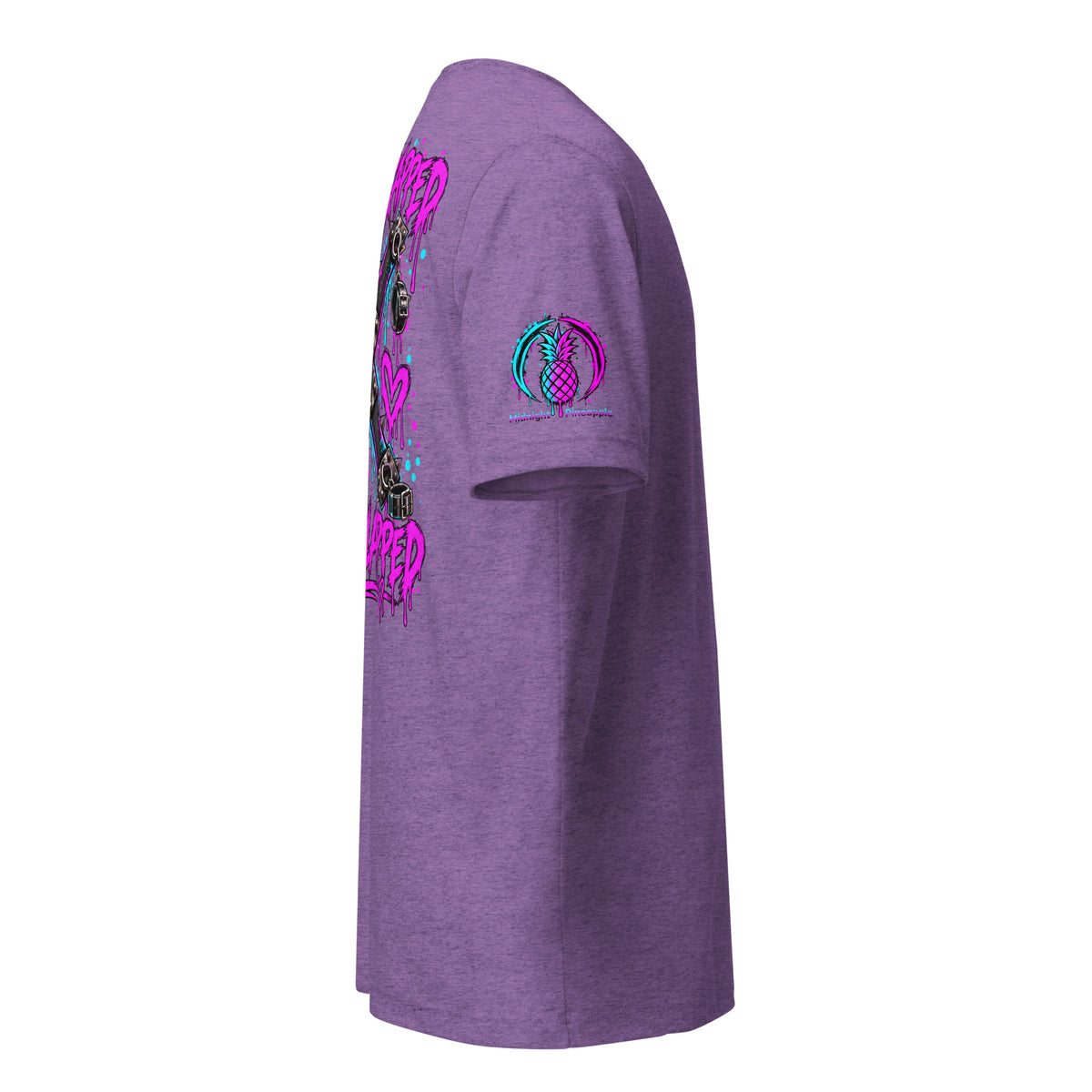 Stay Strapped and Get Clapped colorful soft tee