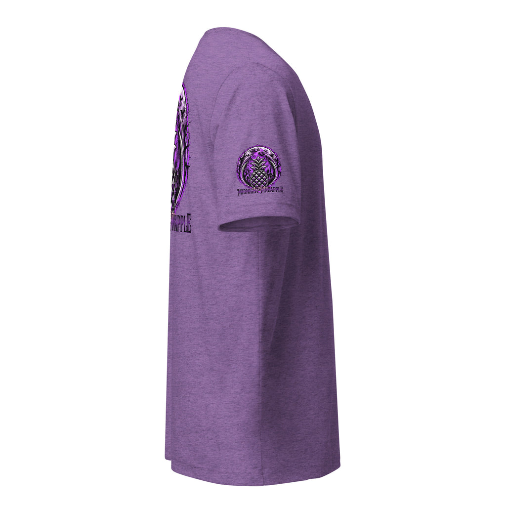 Purple Midnight Halloween pineapple tee