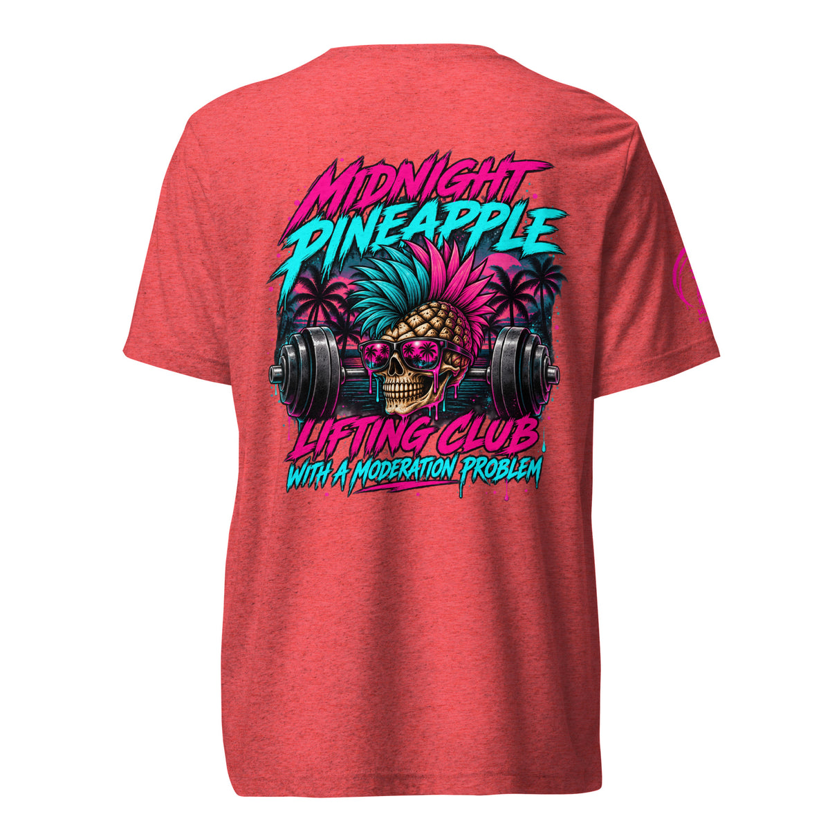 Midnight Pineapple Lifting Team soft tee