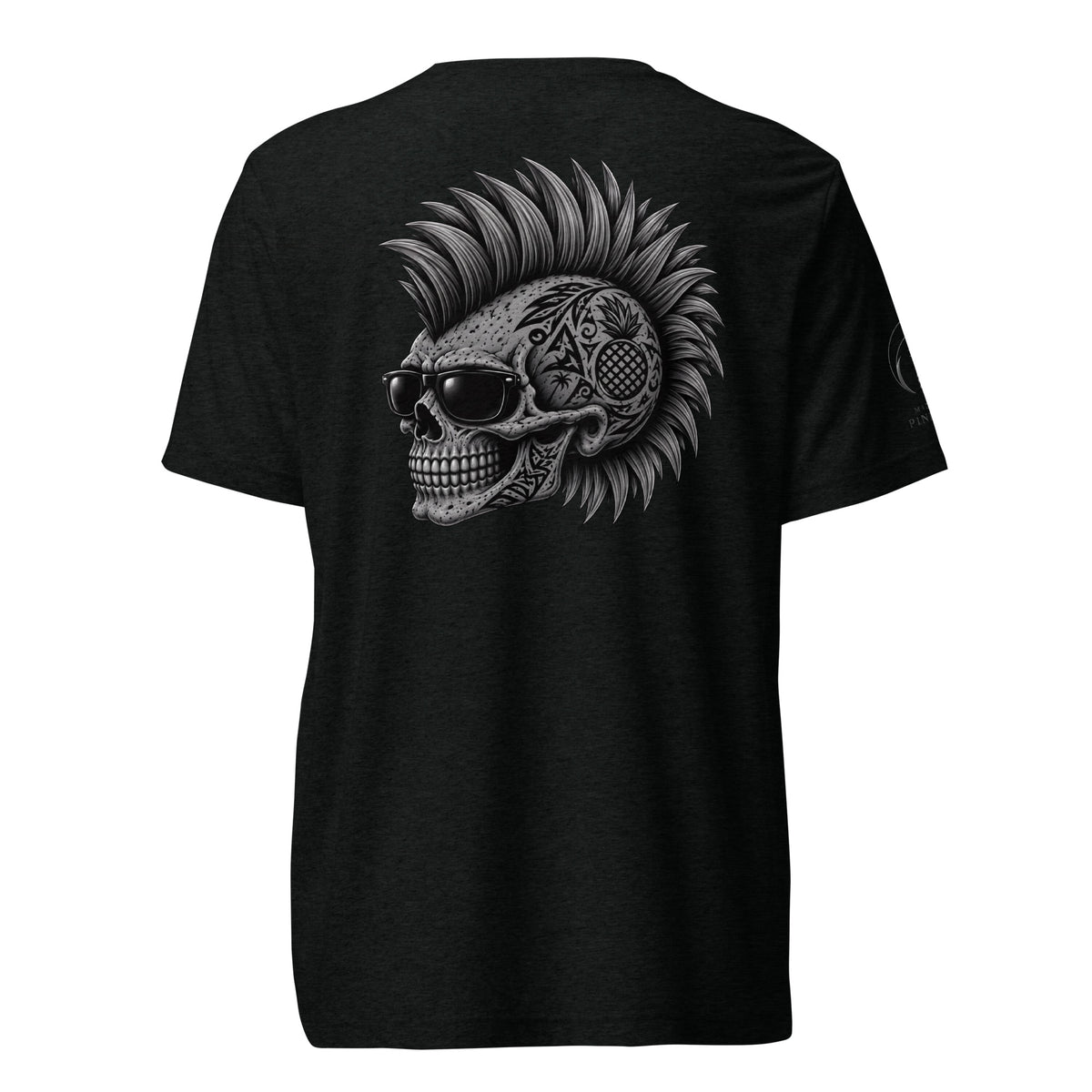 Subdued Pineapple State of Mind black soft tee