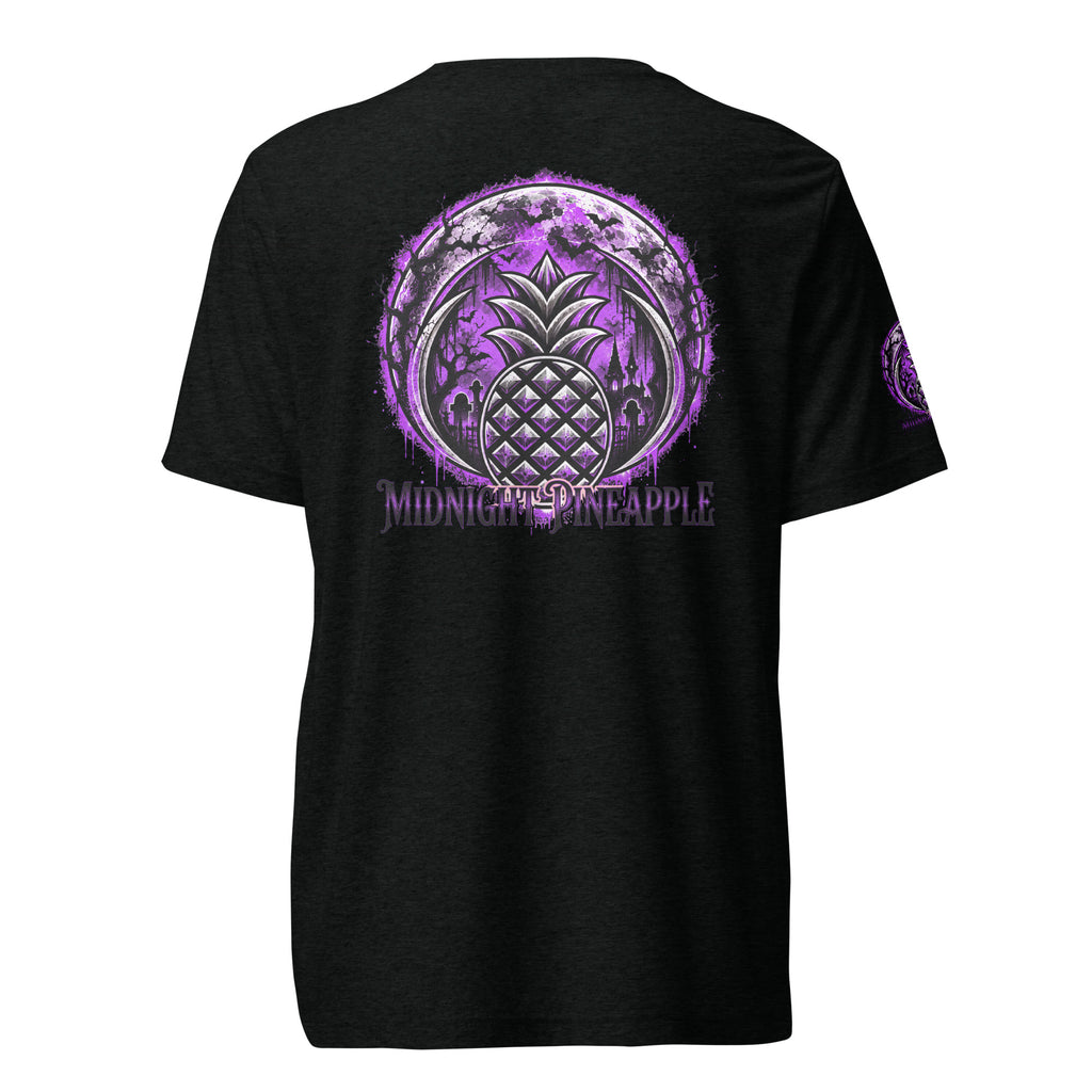 Purple Midnight Halloween pineapple tee