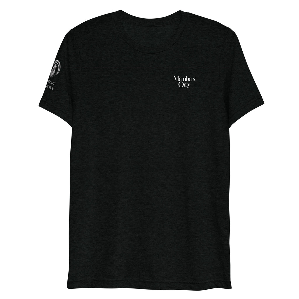 Evolve black tri-blend soft tee