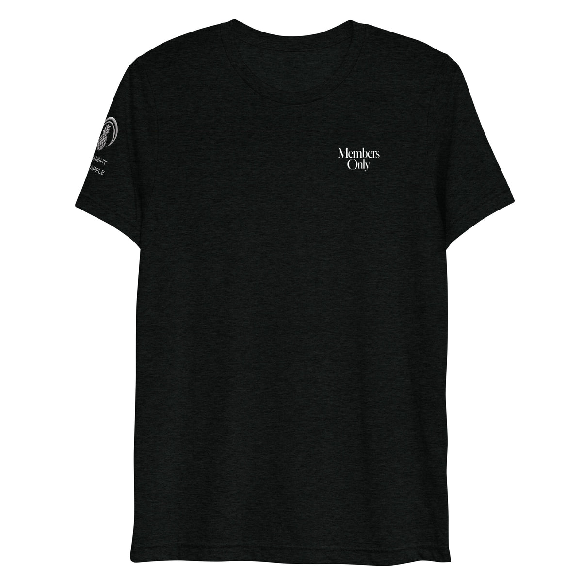 Evolve black tri-blend soft tee