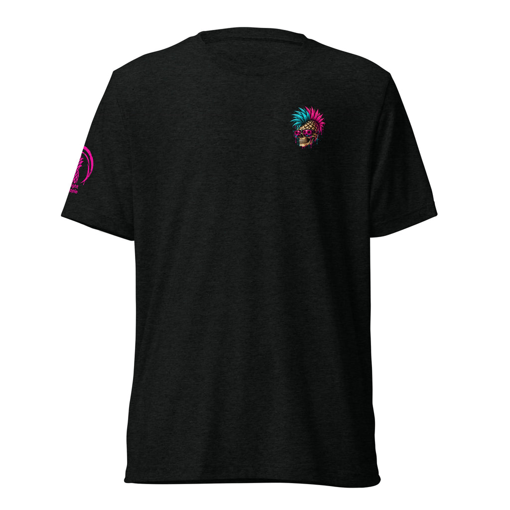 Midnight Pineapple Lifting Team soft tee in Solid Black Triblend