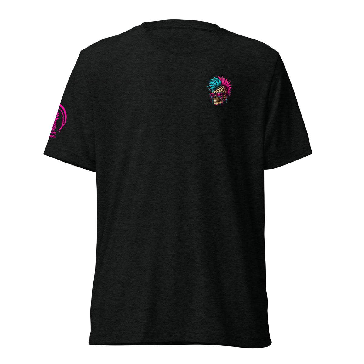Midnight Pineapple Lifting Team soft tee in Solid Black Triblend