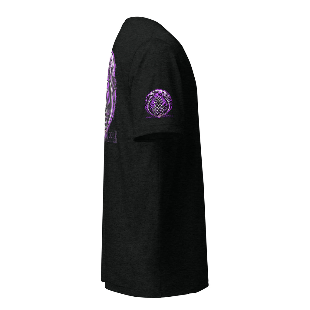 Purple Midnight Halloween pineapple tee
