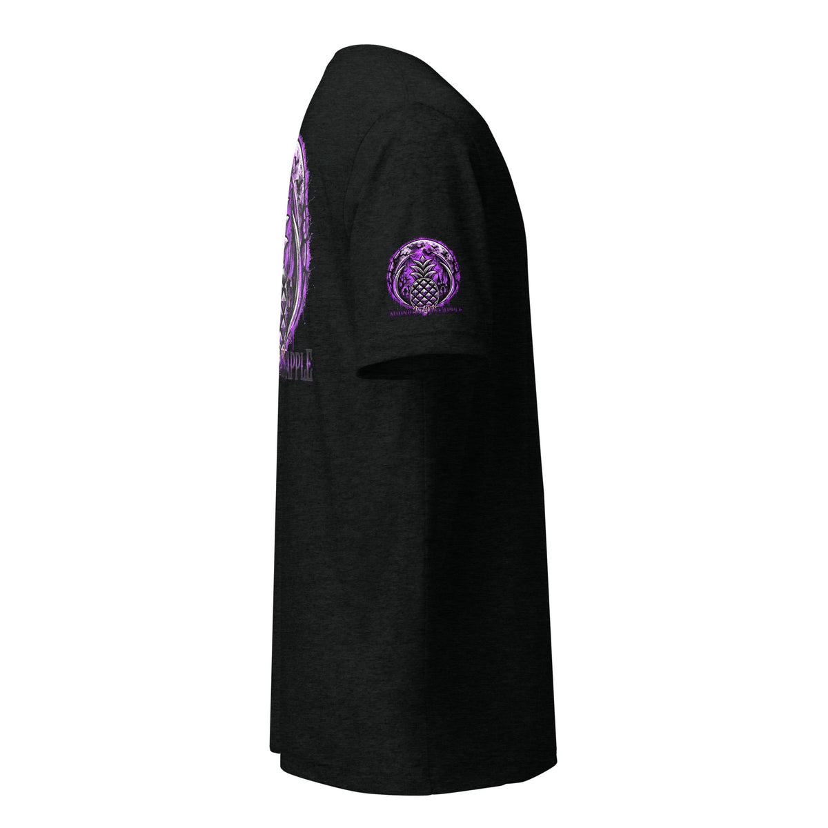 Purple Midnight Halloween pineapple tee