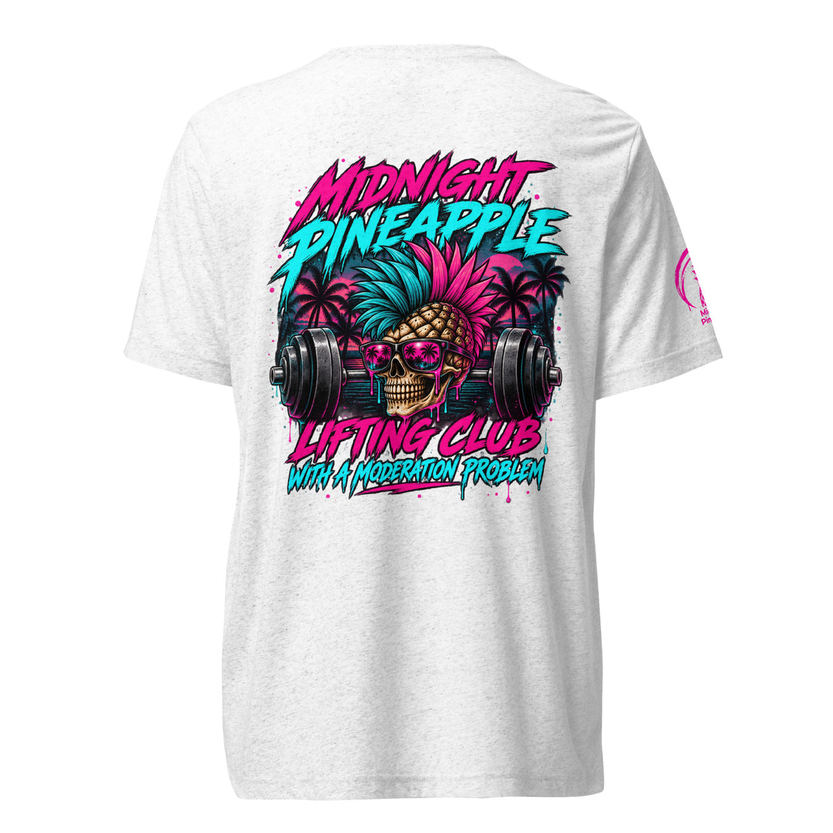 Midnight Pineapple Lifting Team soft tee