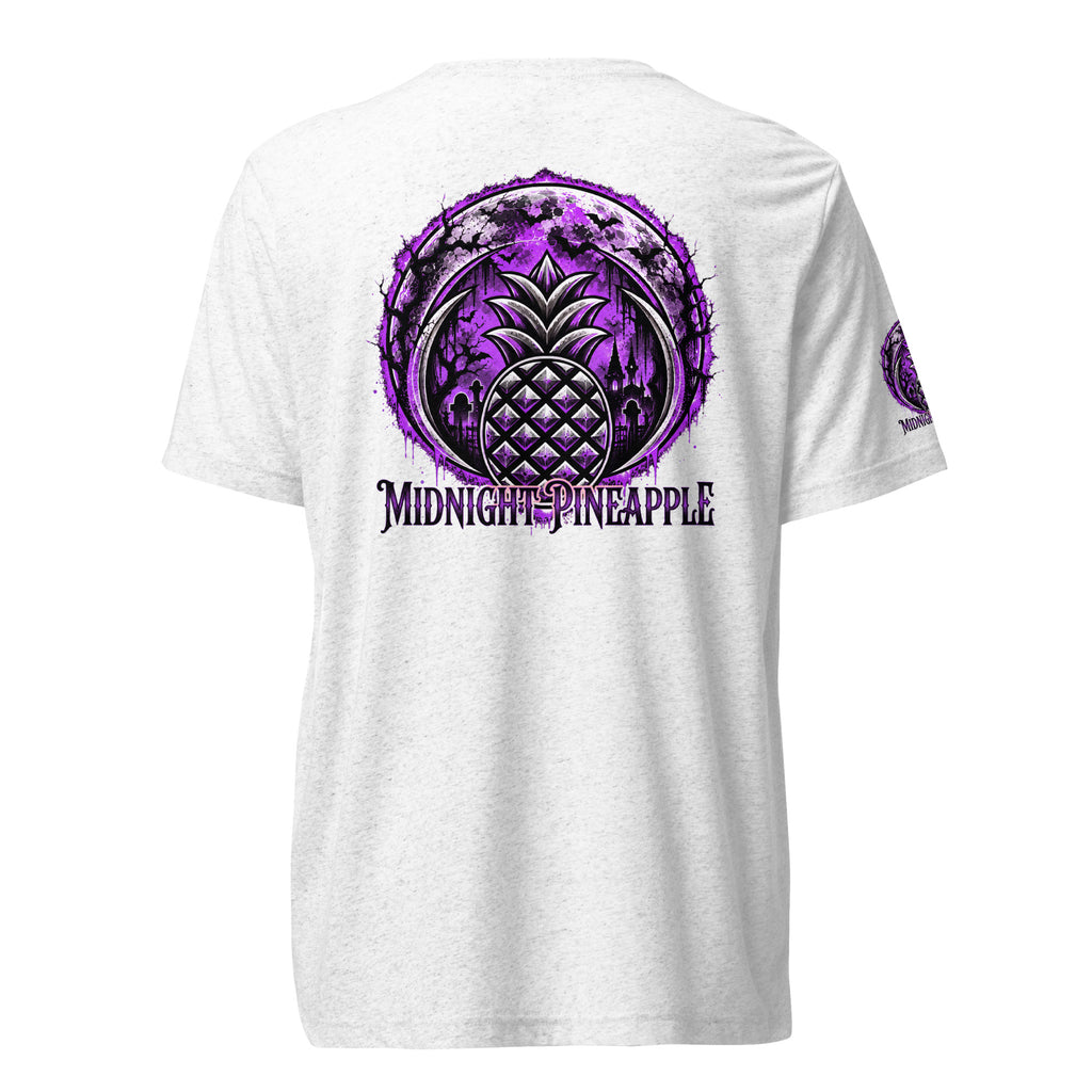 Purple Midnight Halloween pineapple tee