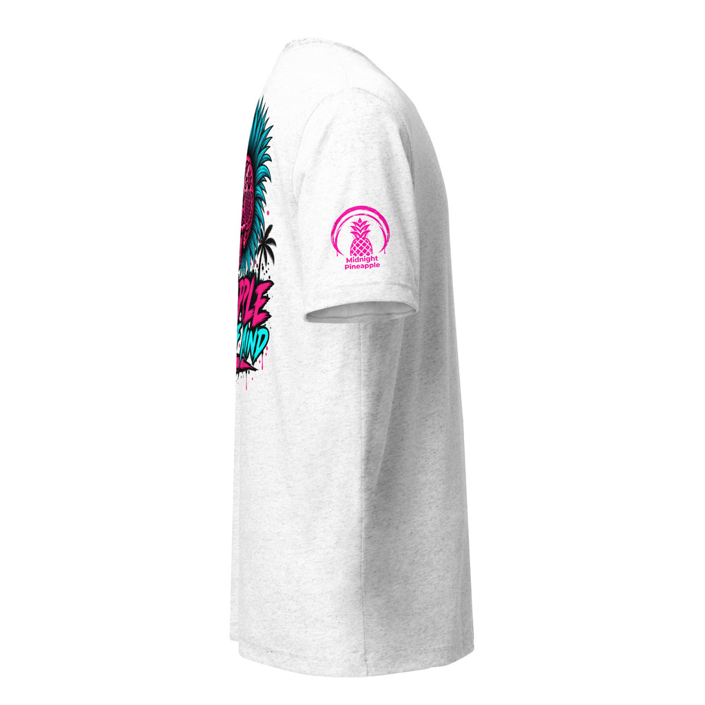 Pineapple State of Mind neon skull soft tee
