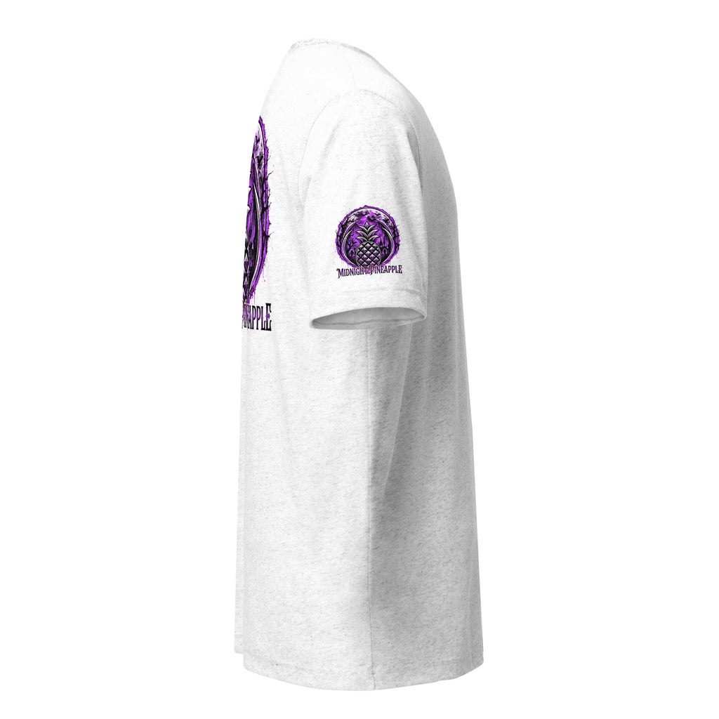 Purple Midnight Halloween pineapple tee