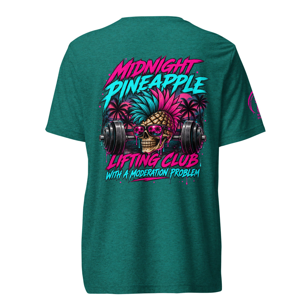Midnight Pineapple Lifting Team soft tee