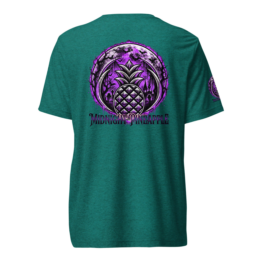 Purple Midnight Halloween pineapple tee