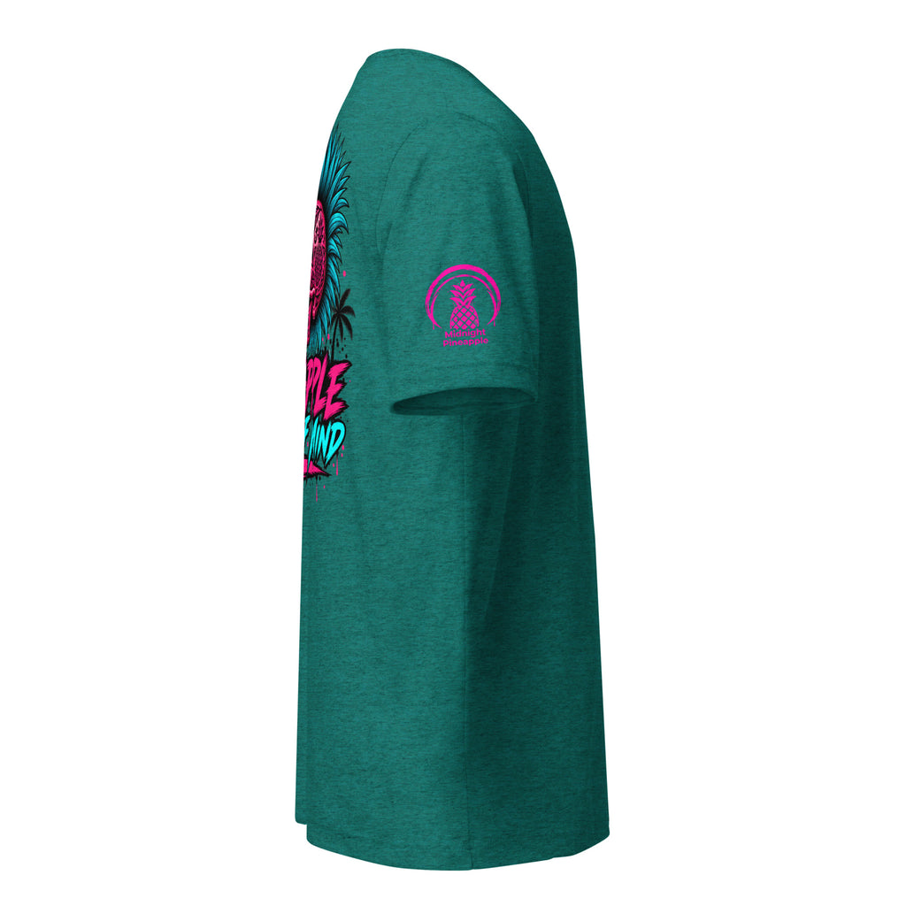 Pineapple State of Mind neon skull soft tee