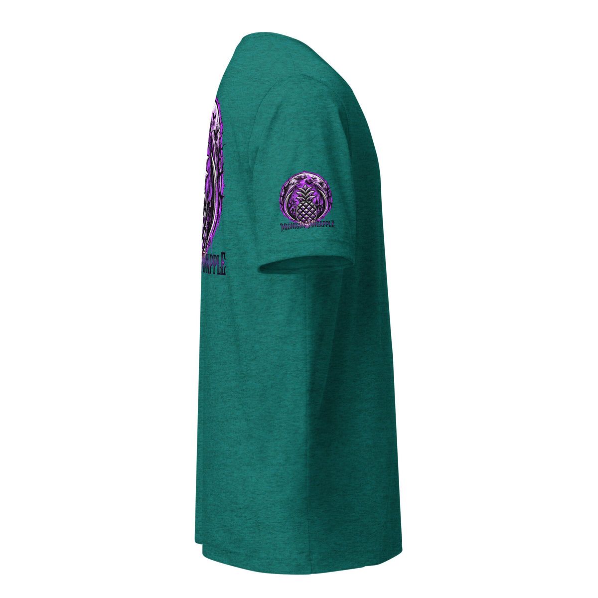 Purple Midnight Halloween pineapple tee